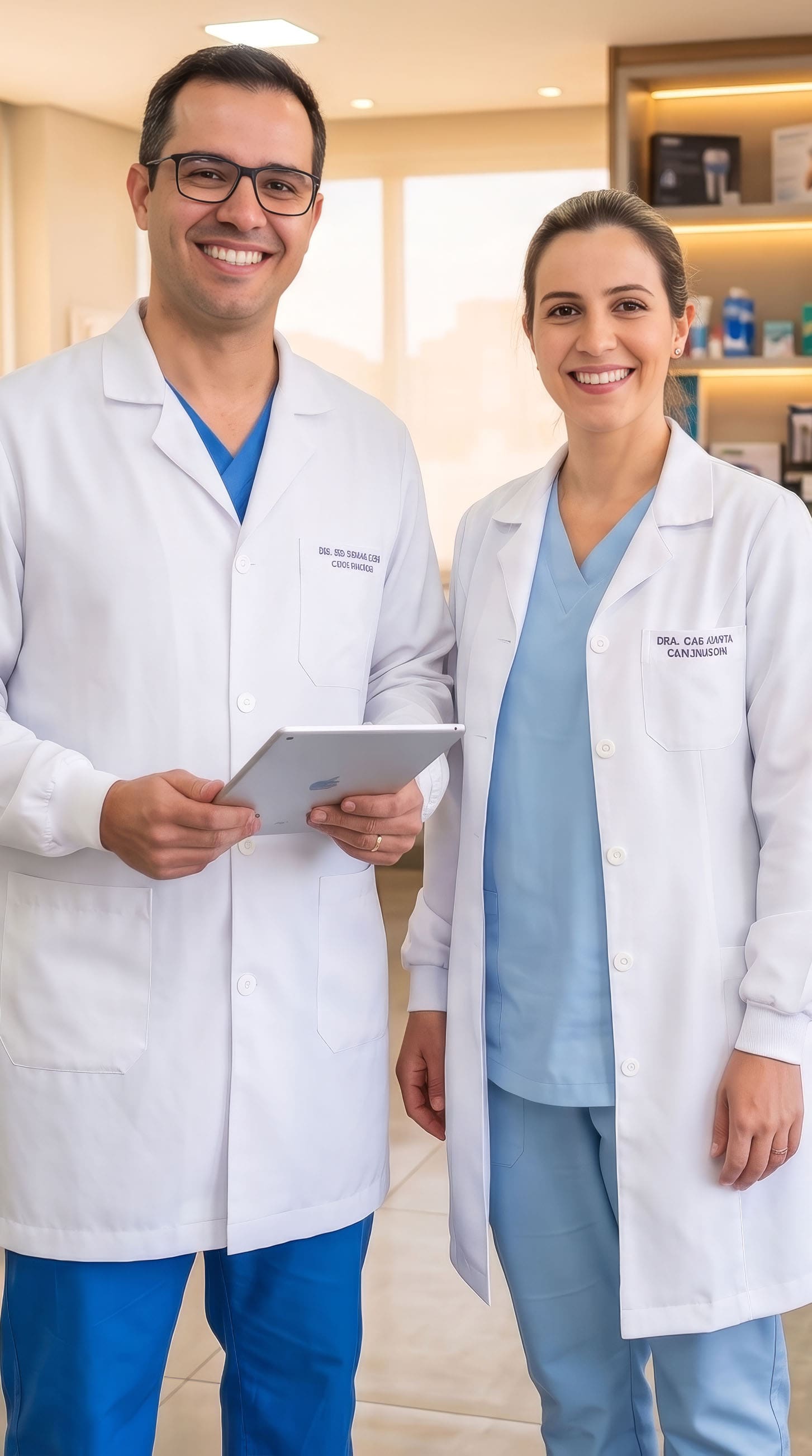 Dentistas em consultório — credenciamento de clínicas parceiras Exclusivo Odonto