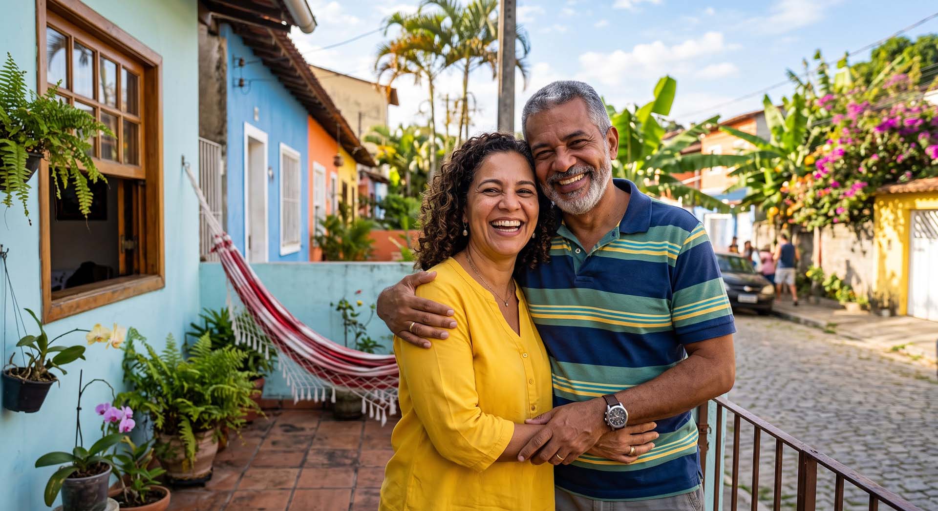 Casal sorrindo — programa de promotores Exclusivo Odonto